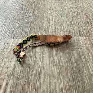 LUCY FOLK Anchovy Friendship Bracelet Rose Gold